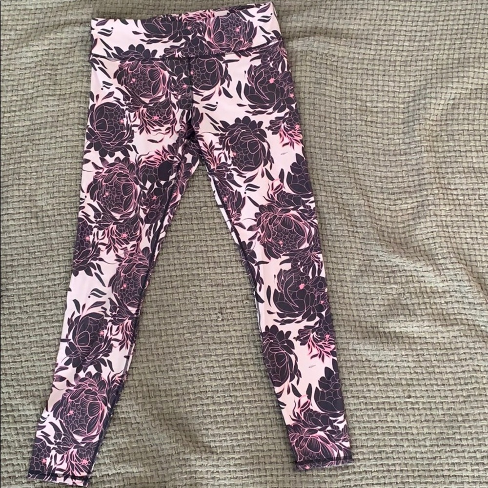 Printed floral leggings